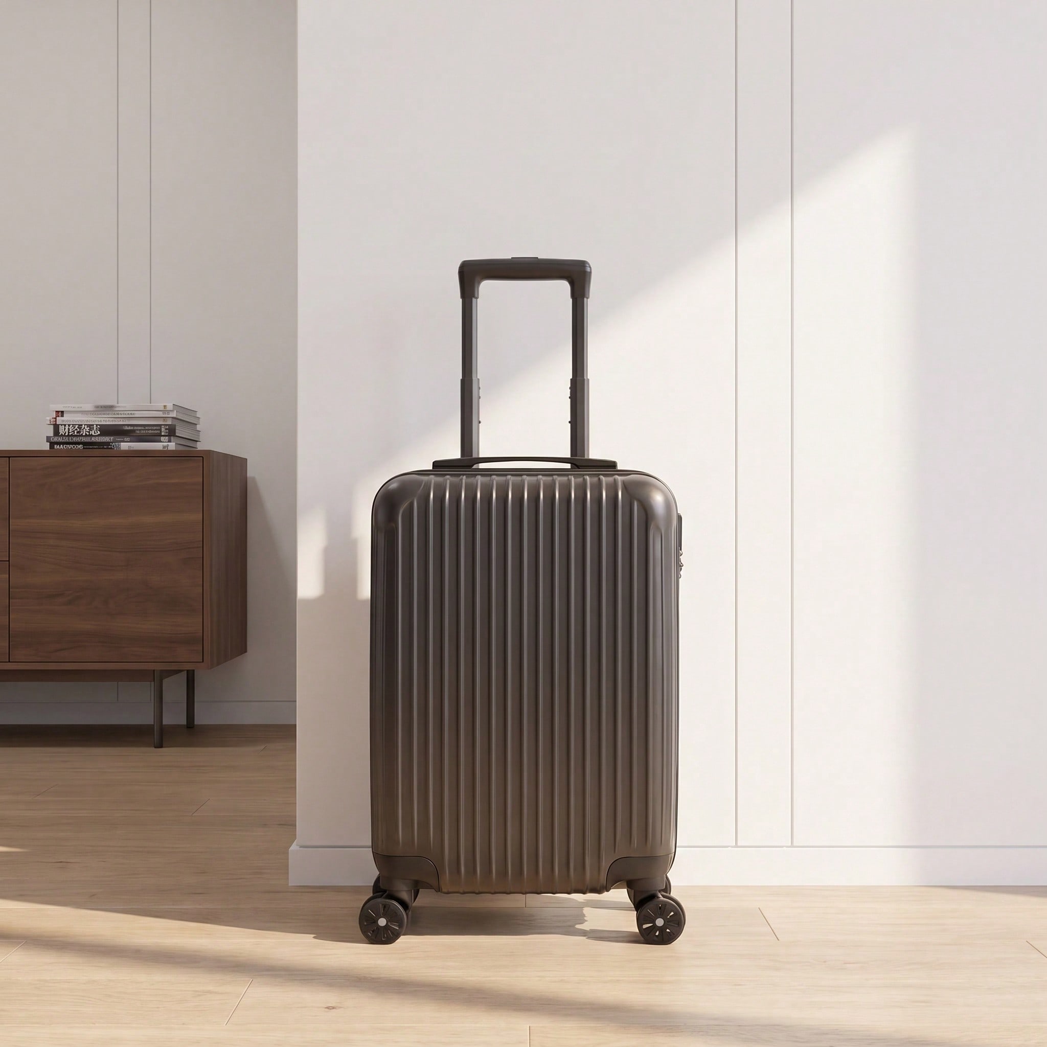 Cabin Size Lightweight Travel Trolley - กระเป๋าเดินทางแบบแข็งขนาด 20 นิ้ว ทำจากวัสดุ ABS ทนทานต่อการสึกหรอ