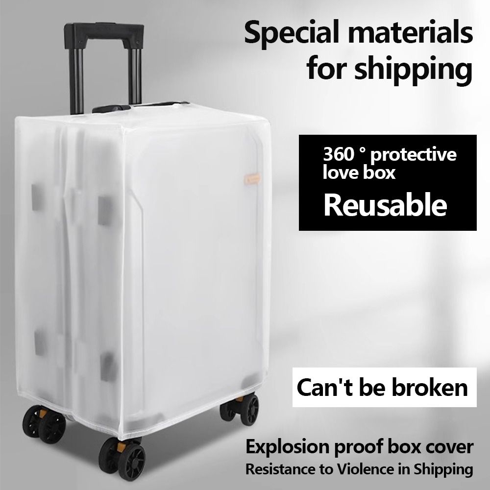 Waterproof Suitcase Cover Protector - ผ้าคลุมกระเป๋าเดินทางแบบพกพา คุณภาพสูง ทนทาน ใหม่ ผิวสัมผัสแบบด้าน กันฝุ่น