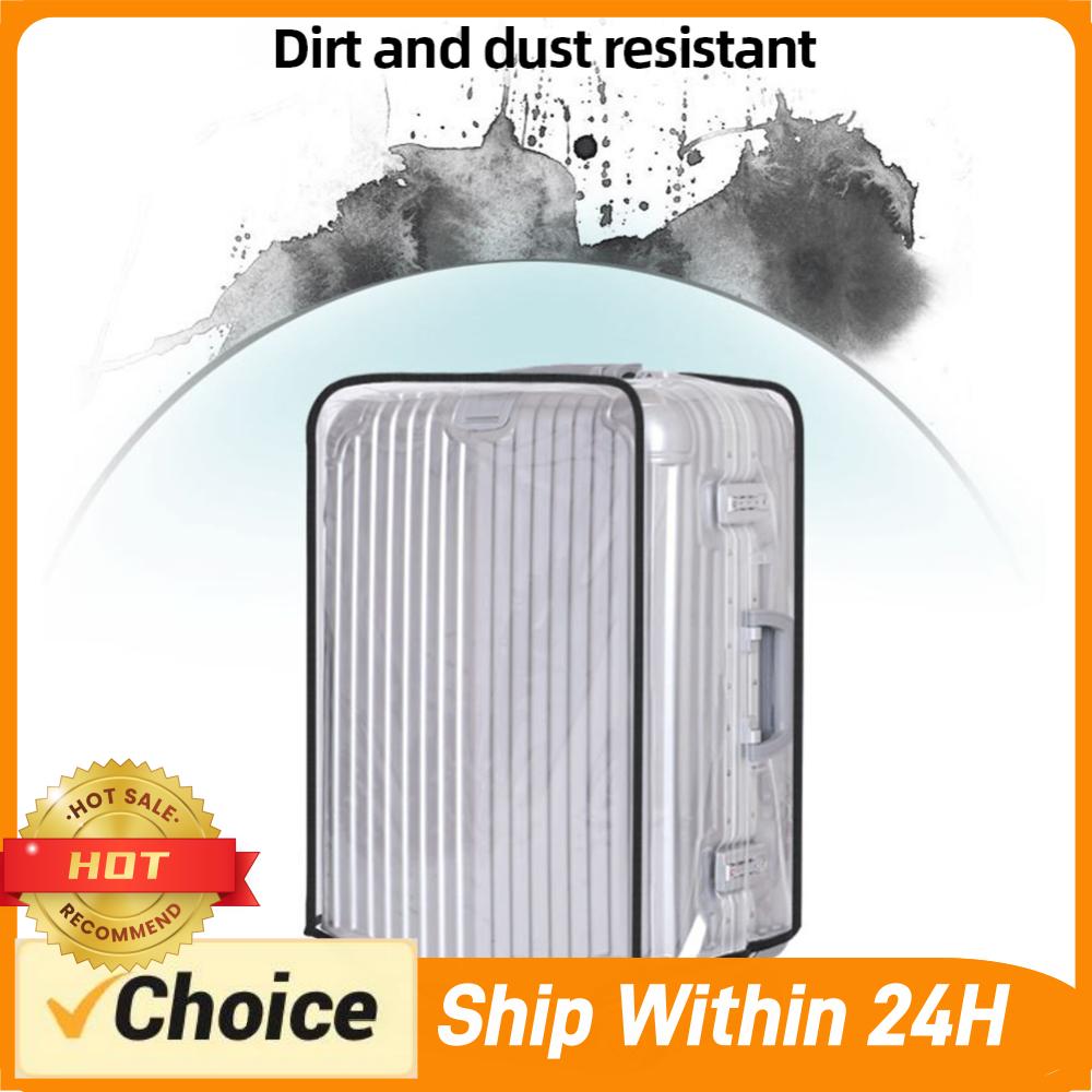 Waterproof Suitcase Cover Protector - ผ้าคลุมกระเป๋าเดินทางแบบใส ขนาด 18-30 นิ้ว ป้องกันรอยขีดข่วน กันน้ำ