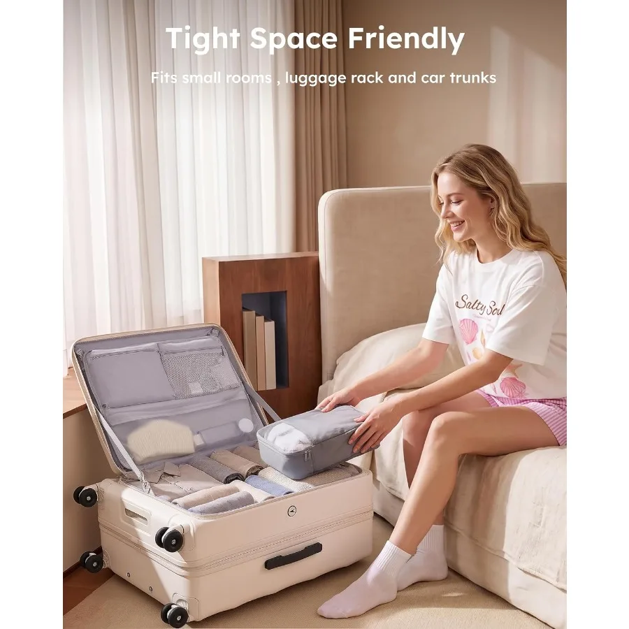 ชุดกระเป๋าเดินทางแบบเปิดด้านบน - Expandable Hard Shell Luggage Set บทวิจารณ์และราคา