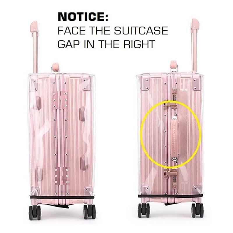 1 ชิ้น PVC ใส ป้องกันรอยขีดข่ว - Luggage Protective Cover Transparent บทวิจารณ์และราคา