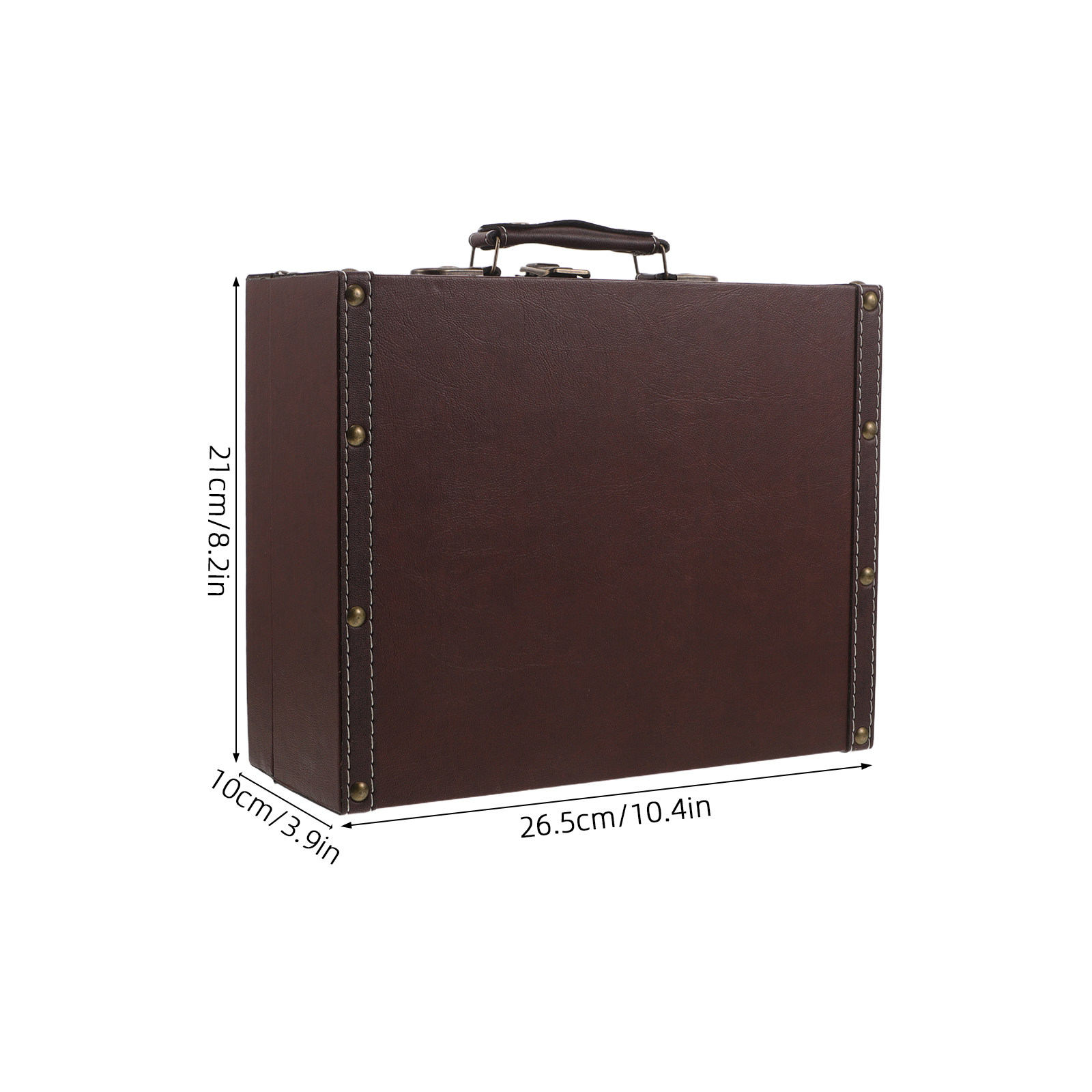 กล่องเก็บของไม้สไตล์เรโทร กระเ - Retro Vintage Trunk Suitcase บทวิจารณ์และราคา