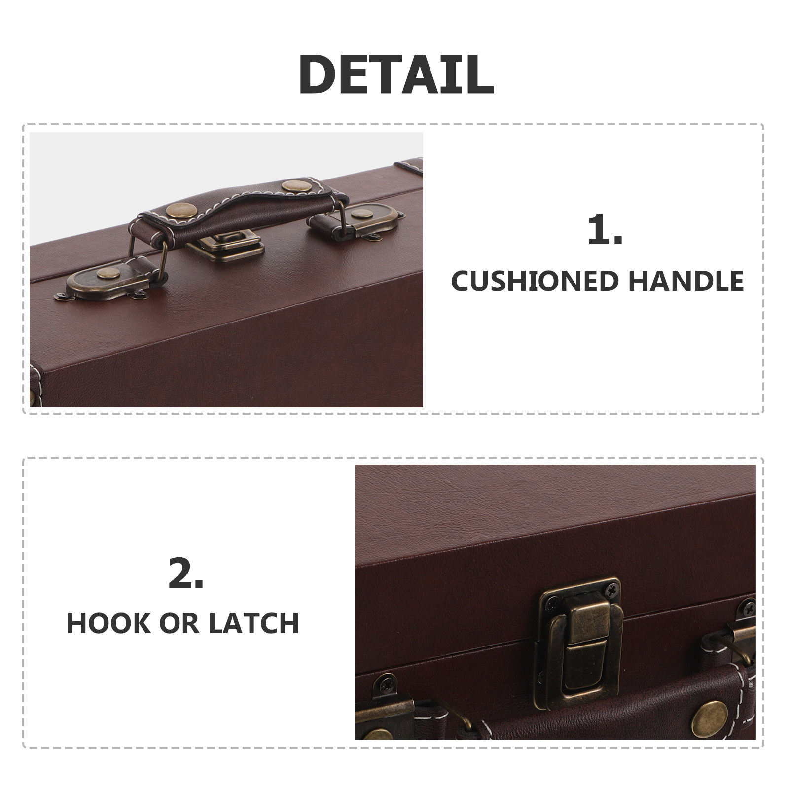 กล่องเก็บของไม้สไตล์เรโทร กระเ - Retro Vintage Trunk Suitcase บทวิจารณ์และราคา
