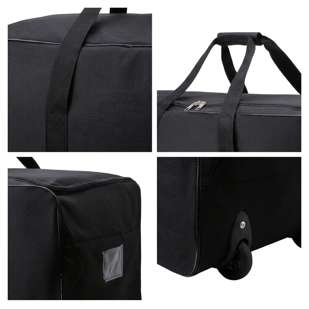 กระเป๋าเดินทางแบบพับได้ กระเป๋ - Foldable Rolling Luggage Bag บทวิจารณ์และราคา