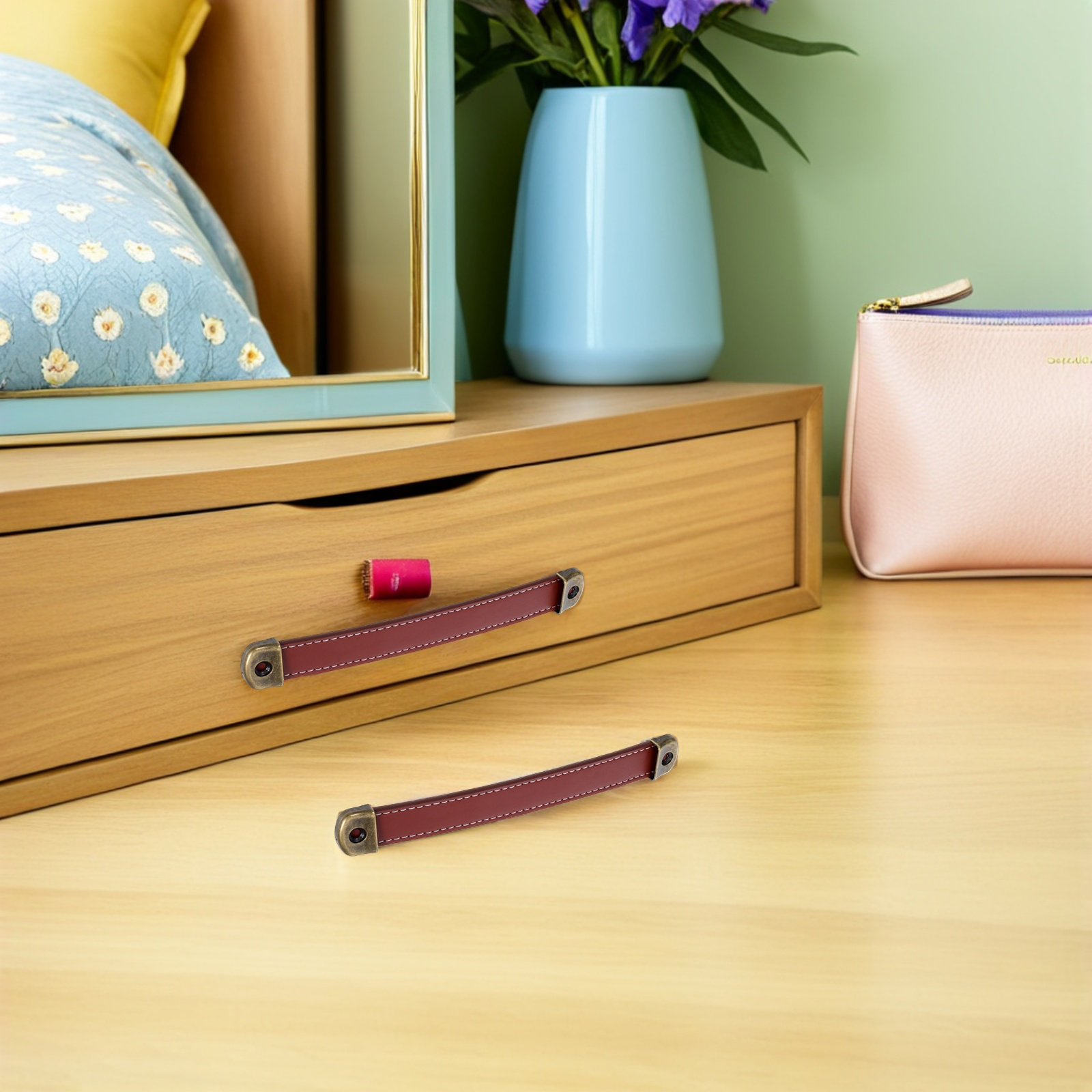 2 ชิ้น มือจับลิ้นชักและตู้ วัส - Retro Vintage Trunk Suitcase บทวิจารณ์และราคา