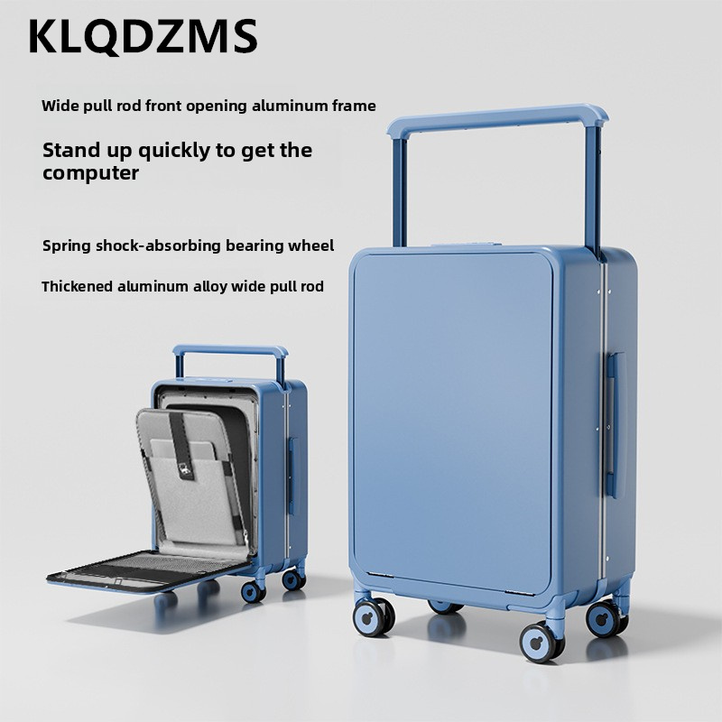 กระเป๋าเดินทางผู้ชาย KLQDZMS ข - Spinner Wheel Rolling Suitcase 20 Inch บทวิจารณ์และราคา