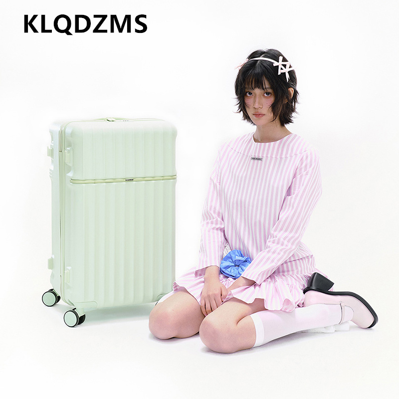 กระเป๋าเดินทางแบบมีล้อ KLQDZMS - Spinner Wheel Rolling Suitcase 20 Inch บทวิจารณ์และราคา