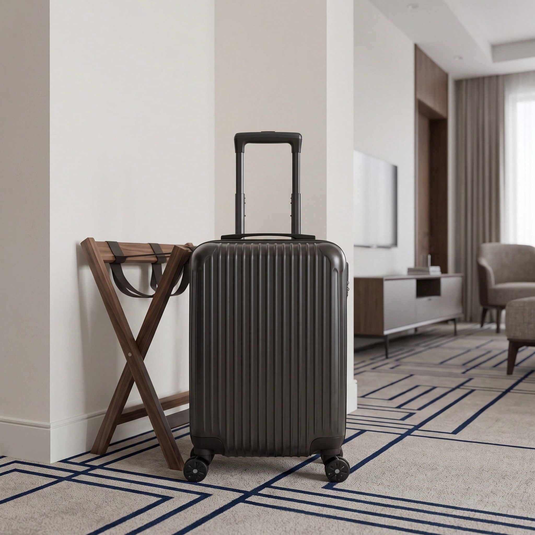 กระเป๋าเดินทางแบบแข็งขนาด 20 น - Cabin Size Lightweight Travel Trolley บทวิจารณ์และราคา