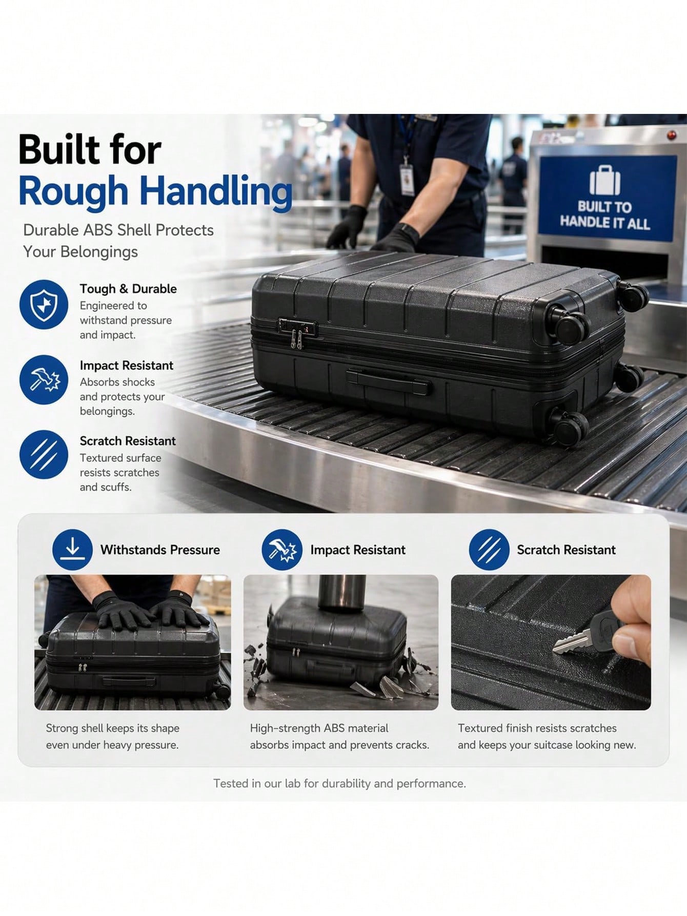 ชุดกระเป๋าเดินทางแบบแข็งที่สาม - Expandable Hard Shell Luggage Set บทวิจารณ์และราคา