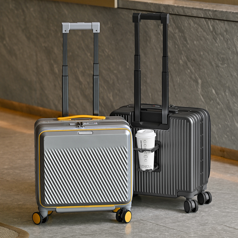 กระเป๋าเดินทางแบบเปิดด้านหน้า  - Aluminum Frame Carry On Luggage บทวิจารณ์และราคา