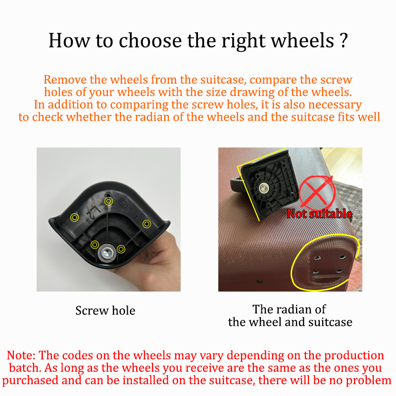 ล้อเปลี่ยนสำหรับกระเป๋าเดินทาง - Silent Replacement Luggage Wheels บทวิจารณ์และราคา