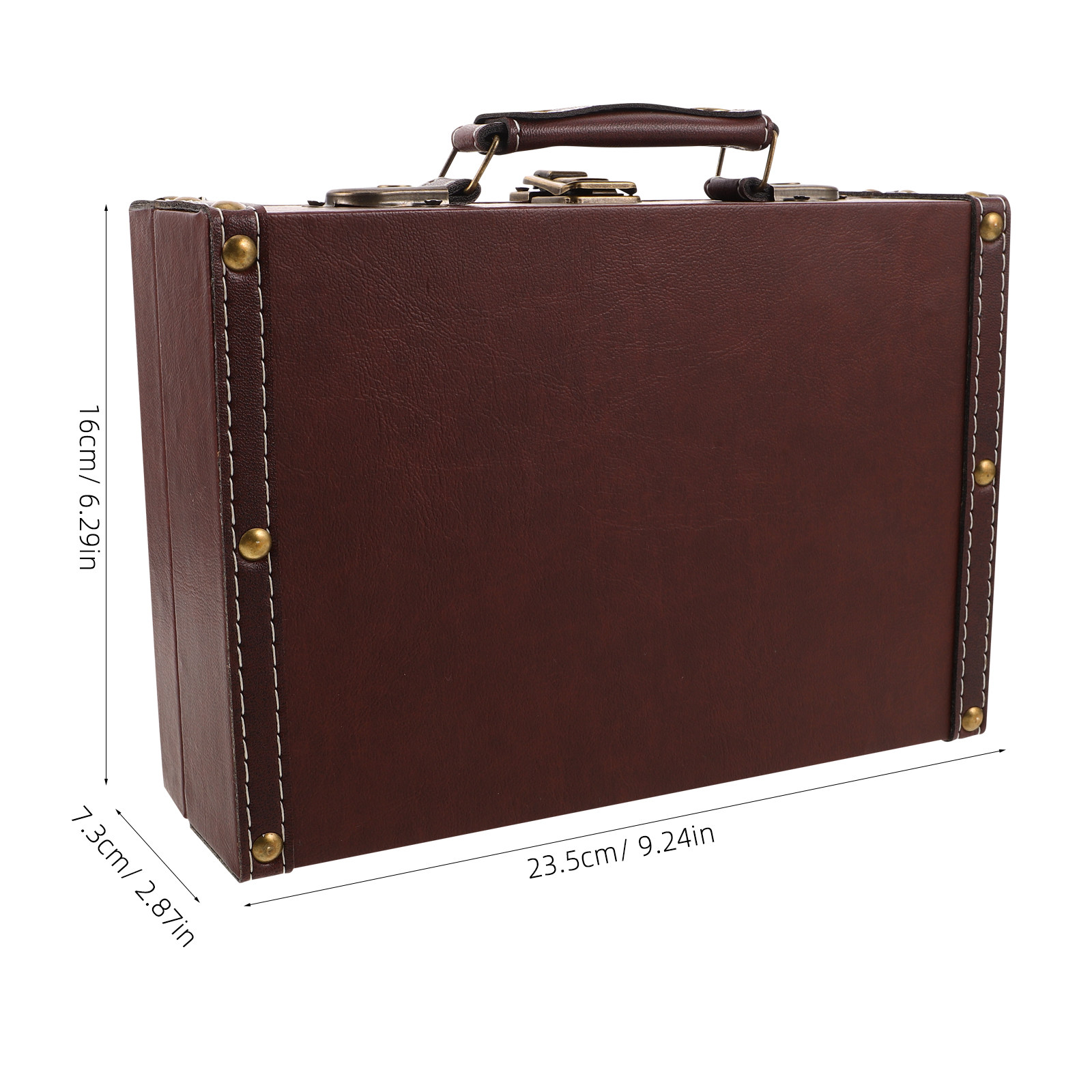 กล่องเก็บของไม้สไตล์วินเทจ ทรง - Retro Vintage Trunk Suitcase บทวิจารณ์และราคา