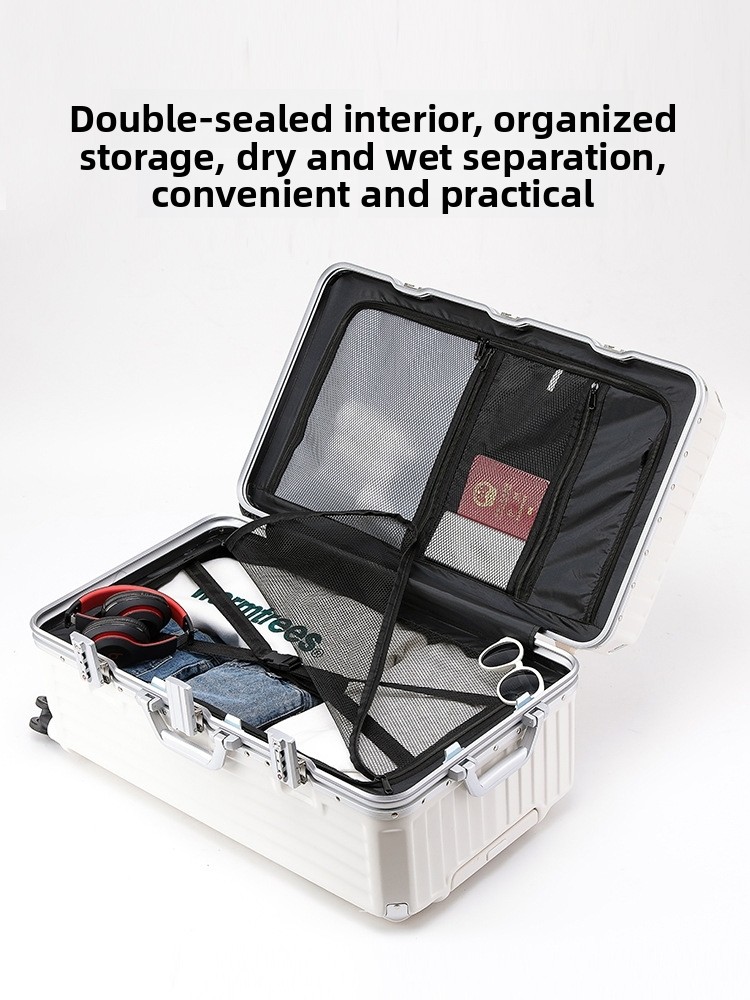 กระเป๋าเดินทางแบบมีโครงอะลูมิเ - Aluminum Frame Carry On Luggage บทวิจารณ์และราคา