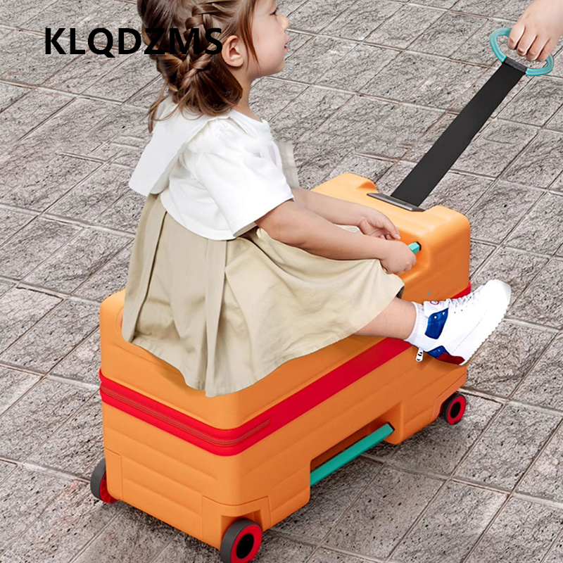 กระเป๋าเดินทางแบบนั่งและขี่ได้ - Spinner Wheel Rolling Suitcase 20 Inch บทวิจารณ์และราคา