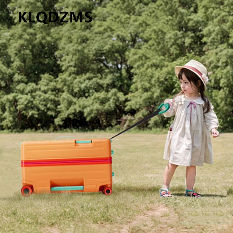 กระเป๋าเดินทางแบบนั่งและขี่ได้ - Spinner Wheel Rolling Suitcase 20 Inch บทวิจารณ์และราคา