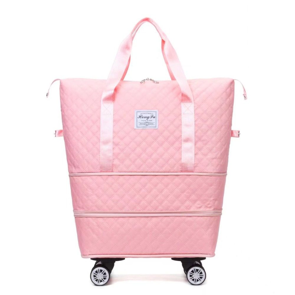 กระเป๋าเดินทางแบบผ้าอ็อกซ์ฟอร์ - Foldable Rolling Luggage Bag บทวิจารณ์และราคา