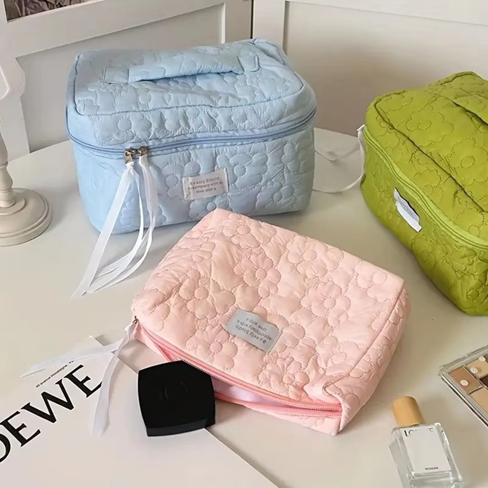 กระเป๋าเครื่องสำอางลายดอกไม้ให - Cosmetic Bags บทวิจารณ์และราคา