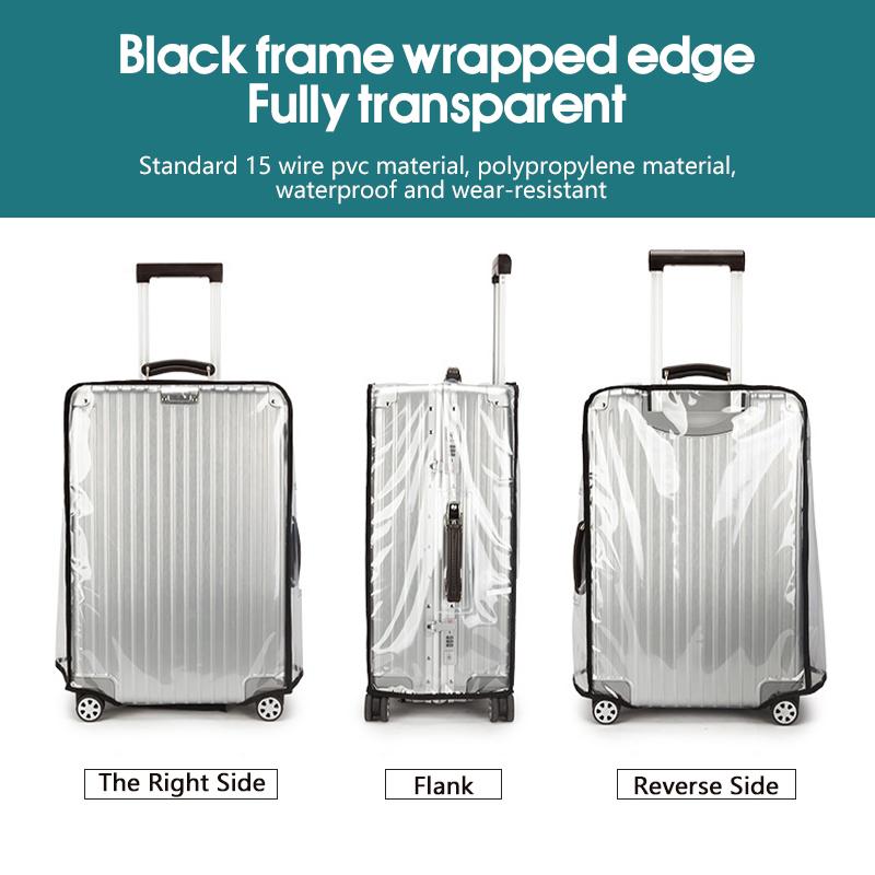 ผ้าคลุมกระเป๋าเดินทาง PVC แบบใ - Waterproof Suitcase Cover Protector บทวิจารณ์และราคา