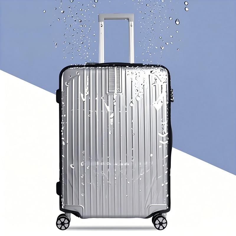 ปลอกคลุมกระเป๋าเดินทาง PVC ใส  - Waterproof Suitcase Cover Protector บทวิจารณ์และราคา