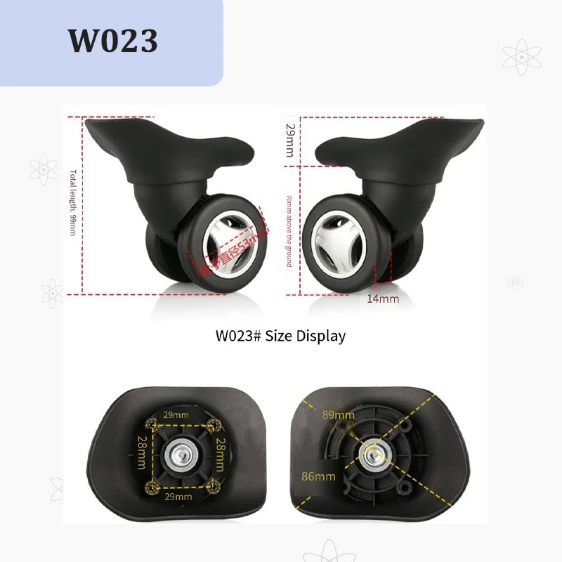 สำหรับชุดซ่อมล้อกระเป๋าเดินทาง - Silent Replacement Luggage Wheels บทวิจารณ์และราคา