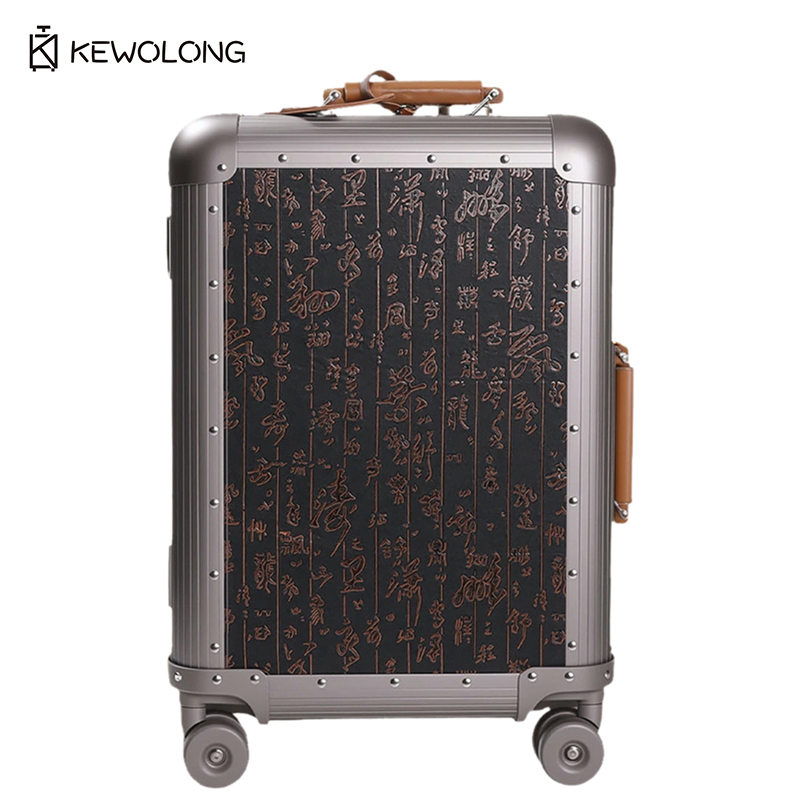 กระเป๋าเดินทางแบบแข็ง อลูมิเนี - Spinner Wheel Rolling Suitcase 20 Inch บทวิจารณ์และราคา