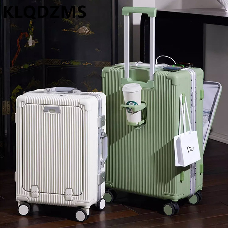 KLQDZMS กระเป๋าเดินทางขนาด 20  - Front Opening Laptop Luggage 24 Inch บทวิจารณ์และราคา
