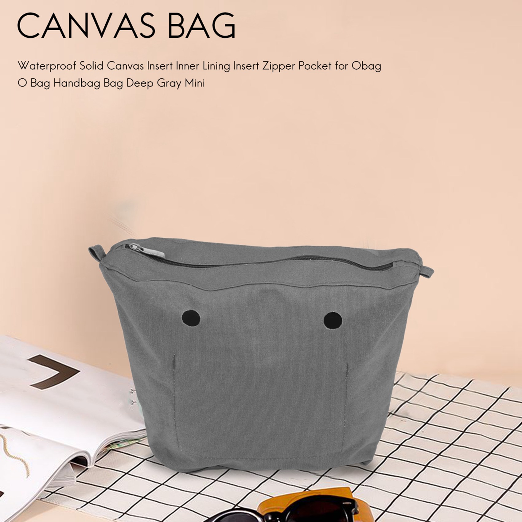 ซับในกระเป๋าผ้าแคนวาสกันน้ำ AB - Handbags บทวิจารณ์และราคา
