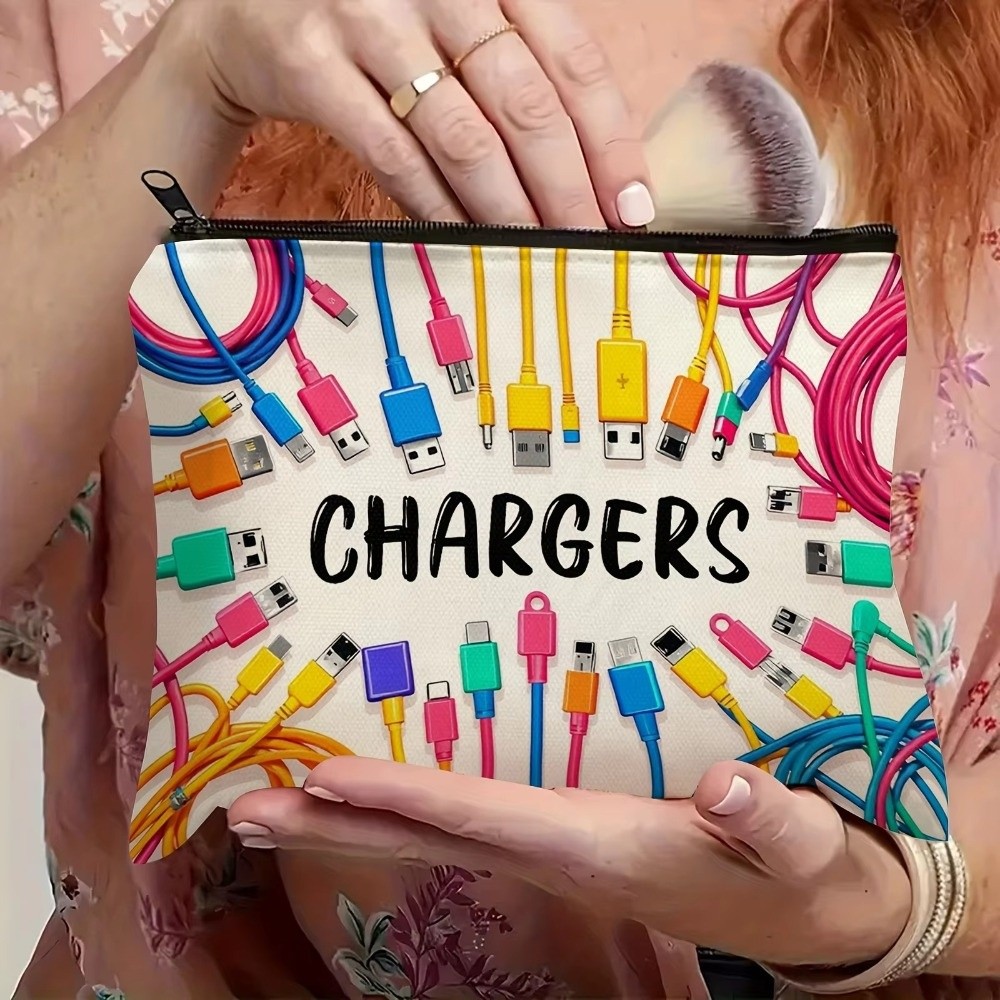 กระเป๋าเก็บสายชาร์จผ้าแคนวาสให - Cosmetic Bags บทวิจารณ์และราคา