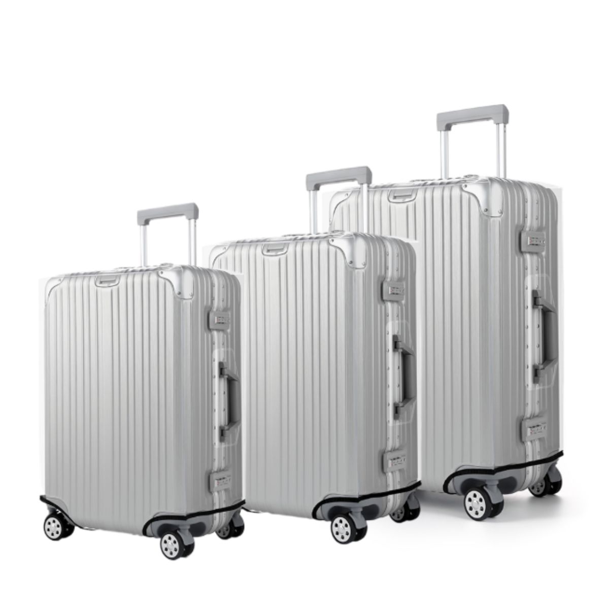 ผ้าคลุมกระเป๋าเดินทางแบบหนาใส, - Waterproof Suitcase Cover Protector บทวิจารณ์และราคา
