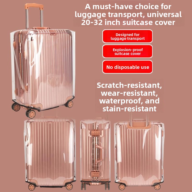 ปลอกหุ้มกระเป๋าเดินทางแบบหนา โ - Luggage Protective Cover Transparent บทวิจารณ์และราคา