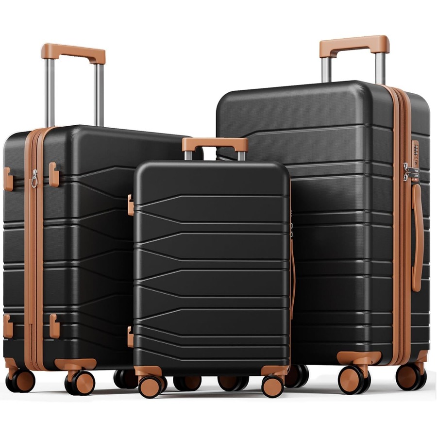 ชุดกระเป๋าเดินทางแบบขยายได้ 3  - Expandable Hard Shell Luggage Set บทวิจารณ์และราคา