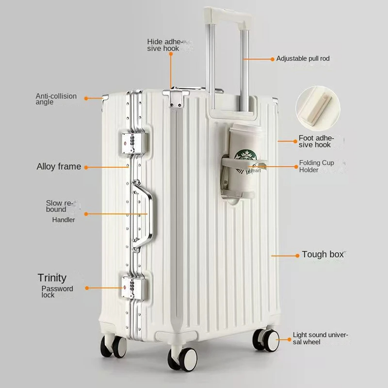 กระเป๋าเดินทางอลูมิเนียมขนาด 2 - Aluminum Frame Carry On Luggage บทวิจารณ์และราคา